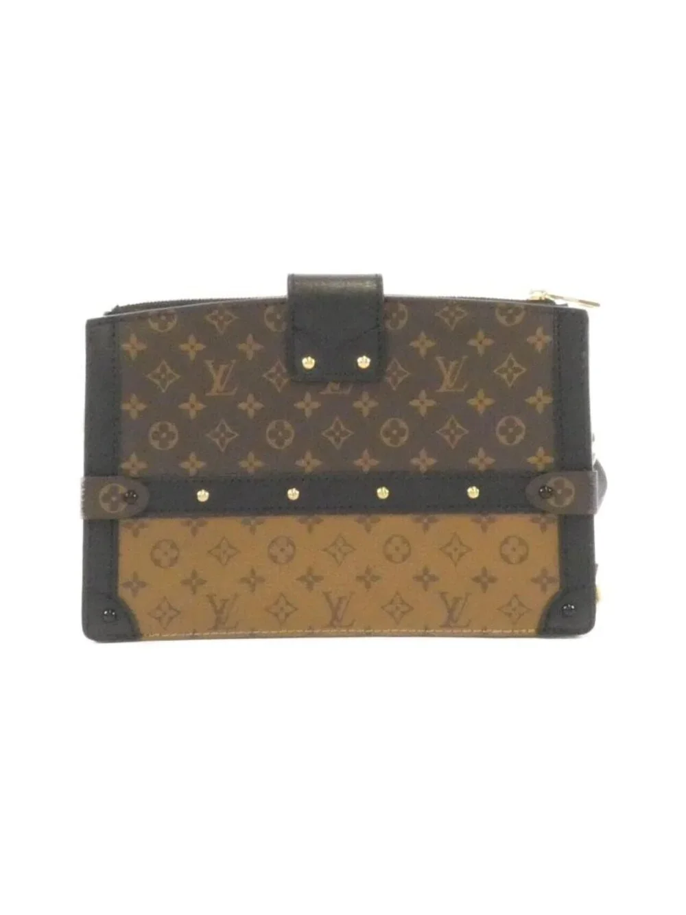 Louis Vuitton Monogram Reverse Trunk Clutch